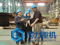 美國國民公司來公司考察我公司